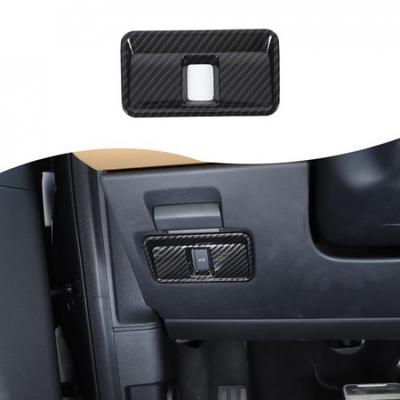 ABS Carbon Fiber Rear Trunk Switch Button Trim For LR Range Rover Sport L550 24+