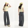 Semir Women's Summer Loose Fit Drawstring Textured Long Casual Pants