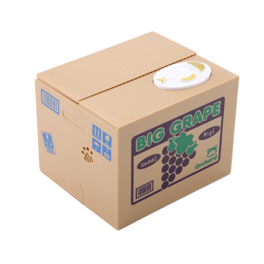 Lovely Cat Automatic Stealing Coin Cat Cents Money Saving Box for Children (#3)