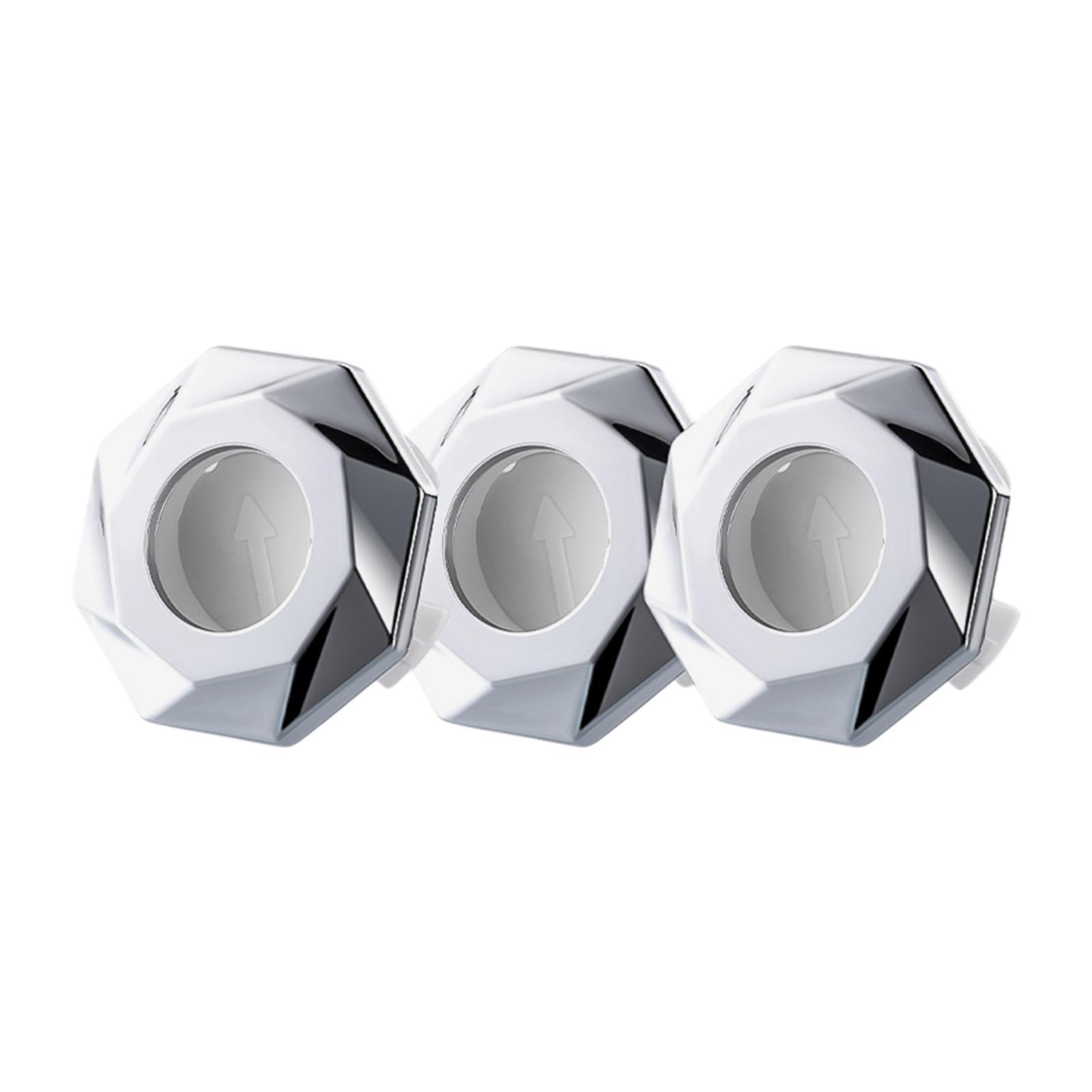 3 Pieces Sink Overflow Cover Basin Trim Vanity Overflow Ring