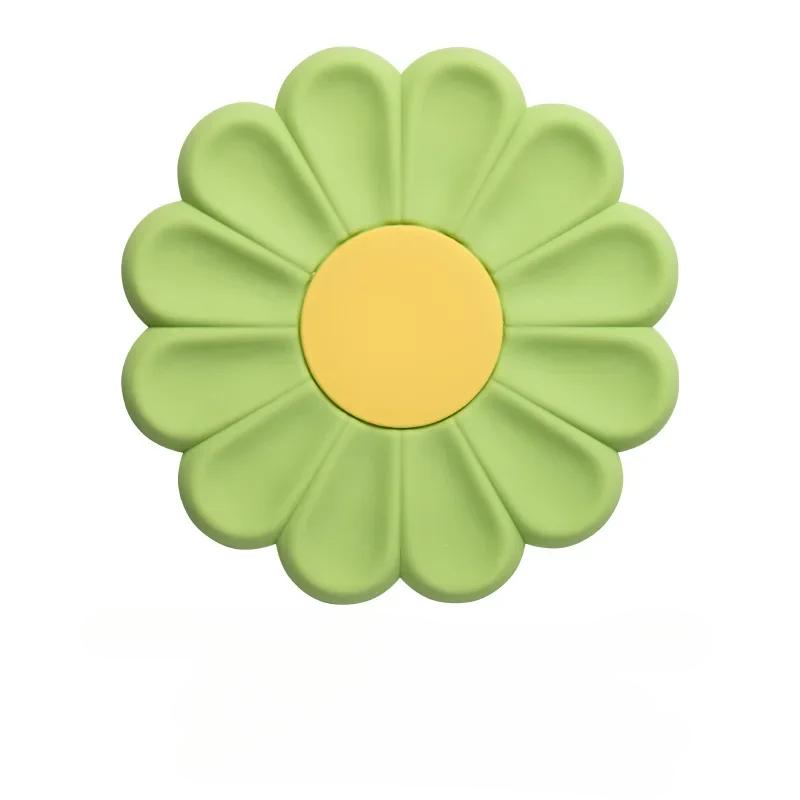 Flower Heat Resistant Silicone Mat Drink Cup Coasters Non-slip Pot Holder Table Placemat Kitchen Accessories Coasters Pads