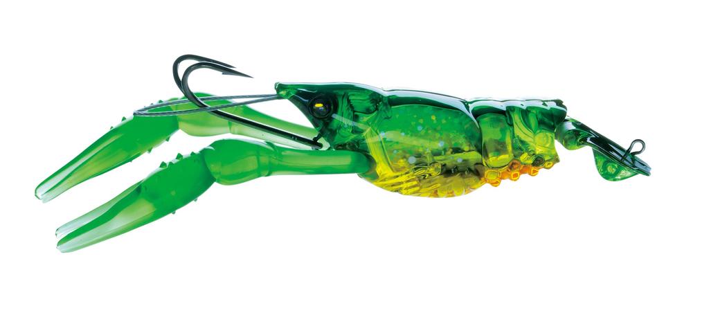 Lure Jointed Bait 3DB CRAYFISH 75mm PG 23g Green Bass Fishing YO-ZURI (SS) R1109-PG-Prism