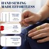 Broderinålar för handsömnad 40 stycken Sytillbehör med trädare Virknålar för lapptäckning Vävning Virkning