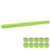 10PCS 40*3cm Snap Bracelet Armbands High Visibility Safety Reflector Strips  Cycling