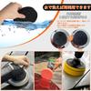 MORLARCO Polisher Buffing Sponge Medium to Set for Car Velcro Urethane Easy Car High for Waxing Red x 2 125mm, Ultra-Fine Grit, 10-Piece Polishing,