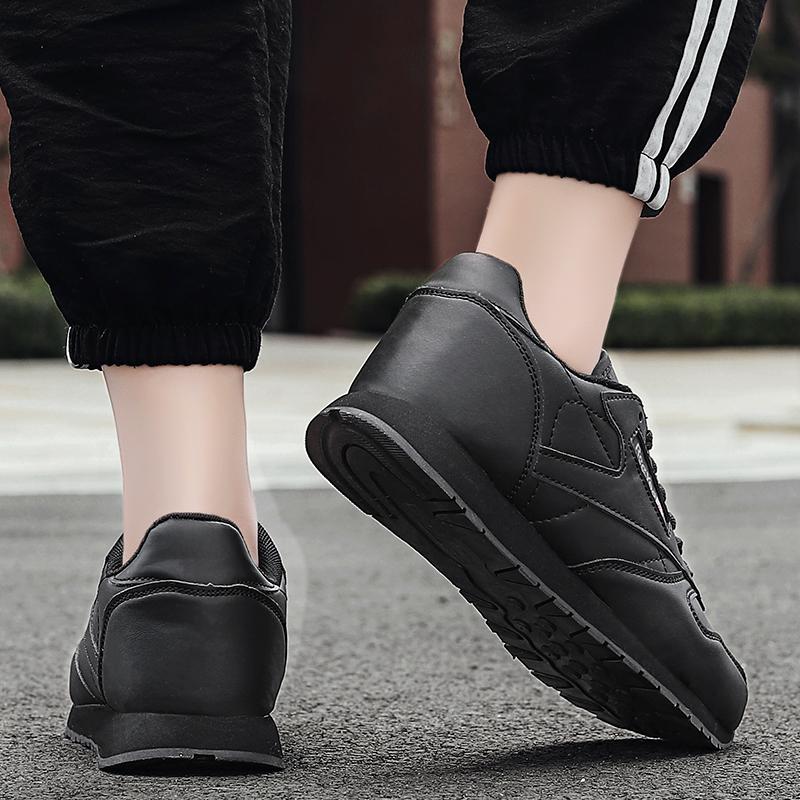 Scarpe da Passeggio Donna Colore Unico Durevoli Antiscivolo Scarpe Casual Uomo Comode Fondo Piatto Stringate Morbide Scarpe Sportive Donna