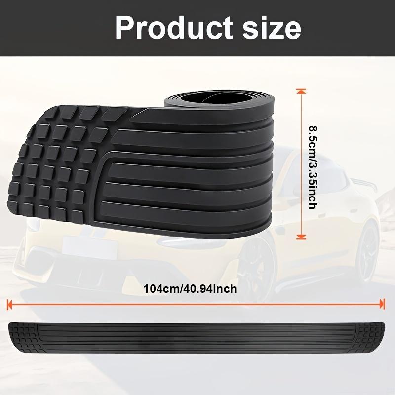Rubber Car Trunk Bumper Guard Strip Scratch Proof Protective Trim for SUV Sedan Truck Tailgate Anti Slip Durable DIY Automotive Accessories