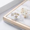 Forest Style Flower Opening Rings Delicate Design Women Jewelry Ins Minimalist Rings  Engagement