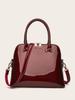 Autumn Patent Leather Women's Bag Bright Face Handbag Fashion Shell Bag Shoulder Crossbody Bag
