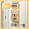 Over The Door Hanging Organizer with Clear Windows Multi Large Capacity Pockets Durable for Bedroom Bathroom Closet Use