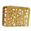 Tabletop Napkin Holder Stainless Steel Hollowed Metal Paper Napkin Holder Tissue Dispenser for Kitchen Countertop Bar