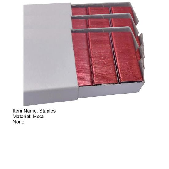 Green Colored Staple 3000 Refill for Desk Stapler 1000 Per Pack Total