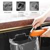 Adhesive Mount Garbage Bags Storage Organizer Hanging Garbage Bags Rack  Cabinet Door