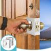 ABJI-Door Reinforcement Plate Locking 2-1/8 Inch Single Hole 2-3/8 Inch Back Plate Hole Door Reinforcement Repair Home