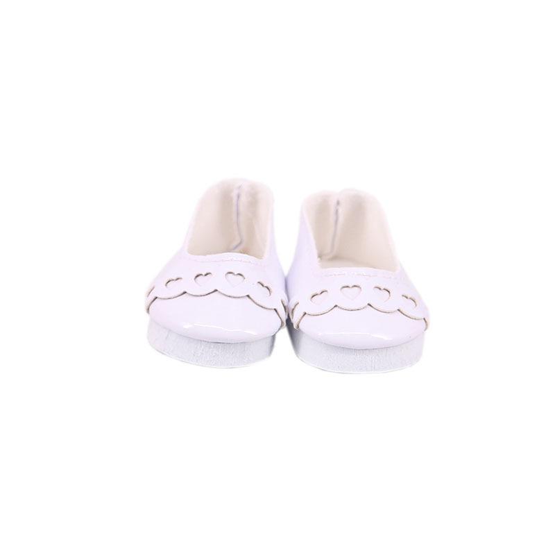 1 Pair Doll Shoes Flat Shoes for 14 Inch 32-34cm BJD Doll Gifts for Girls