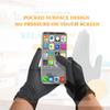 100PCS Food Gloves PVC High Elastic Protective Gloves for Cleaning Catering Black M