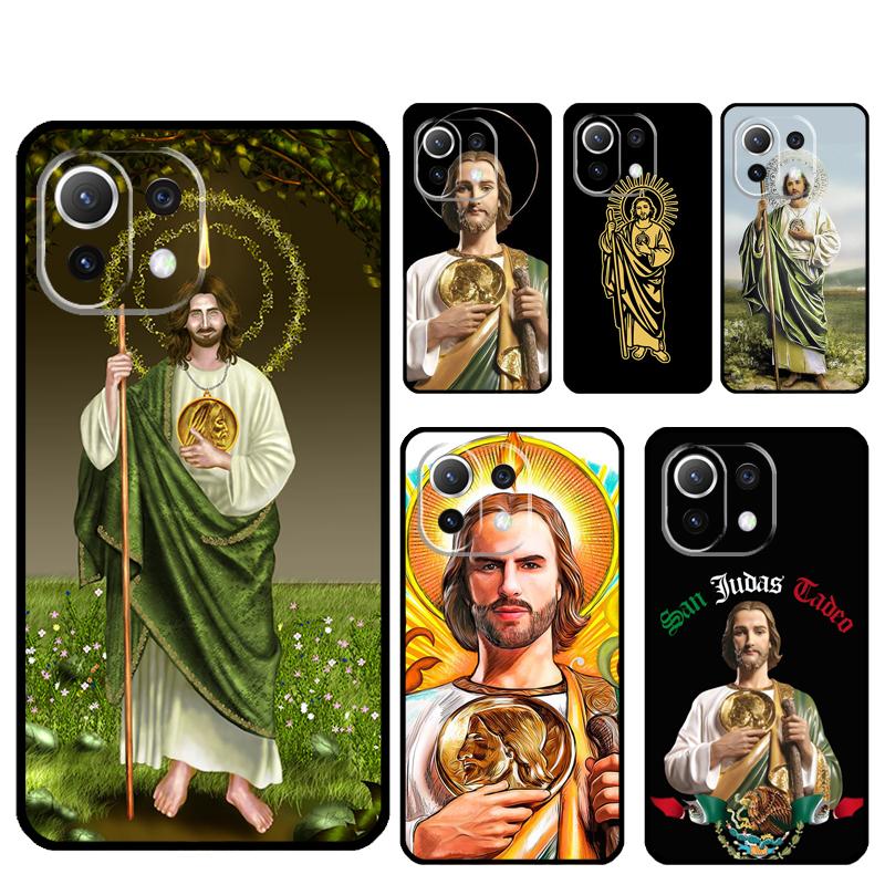 San Judas Tadeo Cover For Xiaomi 11T 12T 13T 14T Pro 13 14 15 Ultra POCO X7 X6 Pro X3 X5 F5 F6 M6 Pro Case