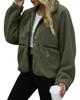 Autumn Winter Women's Fleece Hoodie Jacket - Sporty Casual Style 2023
