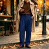 Men's Straight Leg Dress Pants Relaxed Fit Wide Leg Casual Trousers