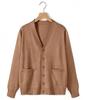 Japanese Style V-Neck Long Sleeve Knit Cardigan - Solid Color Academy Uniform