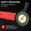 Handheld Polishing Device Electric Angle Grinder with Auxiliary Handle, 11000RPM Corded Power Tool for Metal Cutting Industrial Processing Grinding &