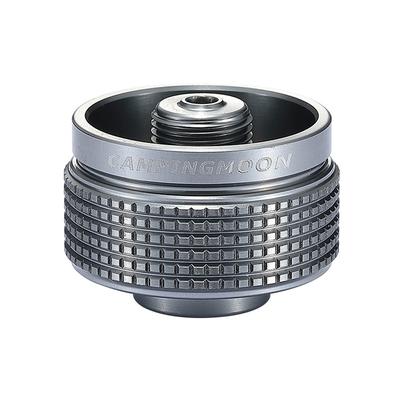 CAMPINGMOON Zylinderadapter, Aluminiumlegierung, Outdoor-Kocher-Adapter, Camping-Ofen-Anschluss-Adapter