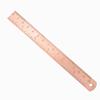 Vintage Metal Brass Straight Ruler 15cm Metal Scale Measuring Tools Korean Stationery Painting Drawing Kit Bookmark Copper Ruler
