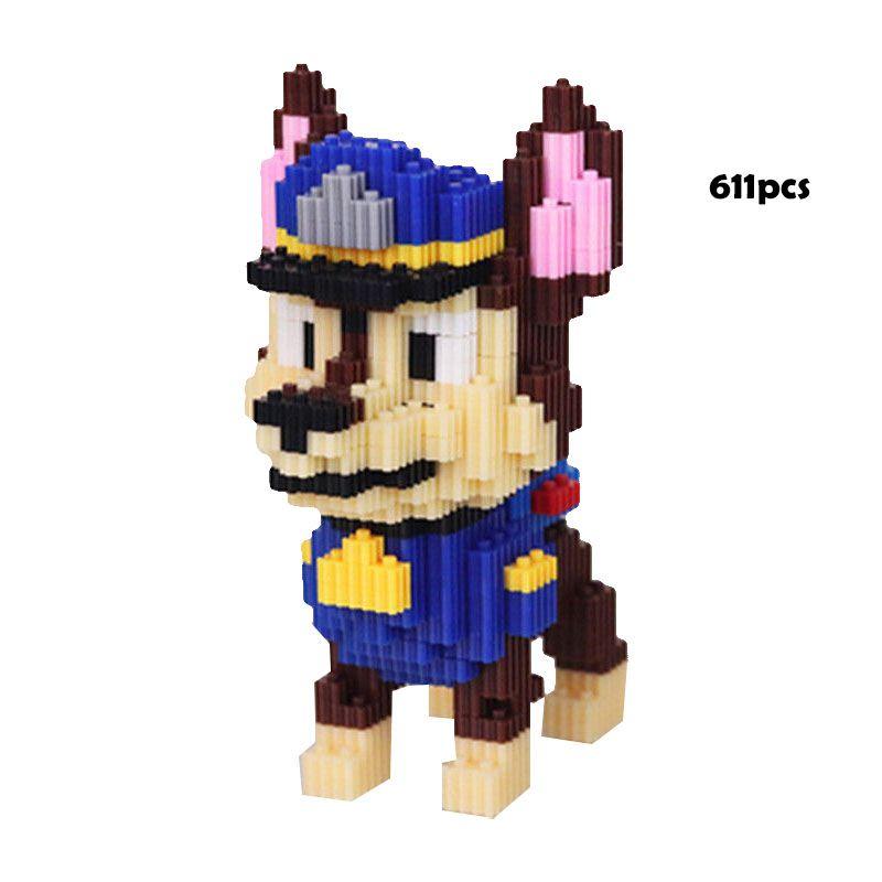 

Building Model Blocks Puppy Character Assembly Block Childrens Decor Chase