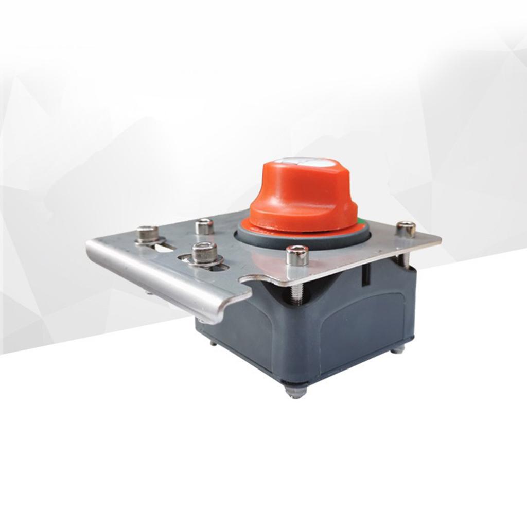 Batterietrennschalter Hauptschalter 12V-24V Wasserdicht Stromisolator Ein-Aus Not-Aus-Schalter 300 Ampere Hoher Strom für Auto