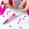 Beadable Ballpoint Pens DIY Pen, Colorful Fancy Beaded Crafting Gift for Students, Party Favors, Creative Office Supplies Novelty Rainbow