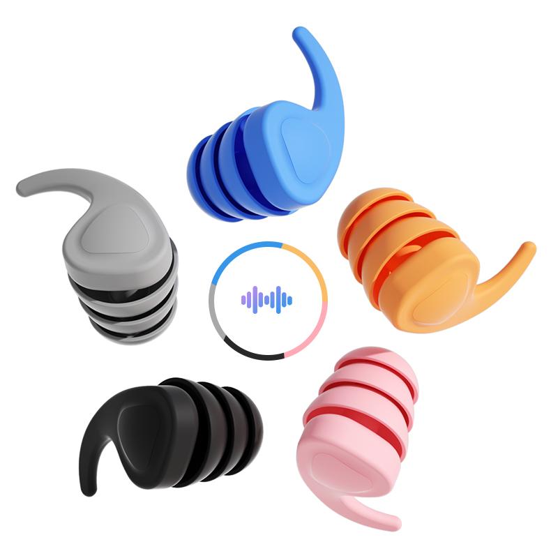 Silicone Swimming Ear Plugs Waterproof Soundproof Ear Plugs Ear Protector Plugs for Adults Swimmers Pool Surfing Shower Sleeping