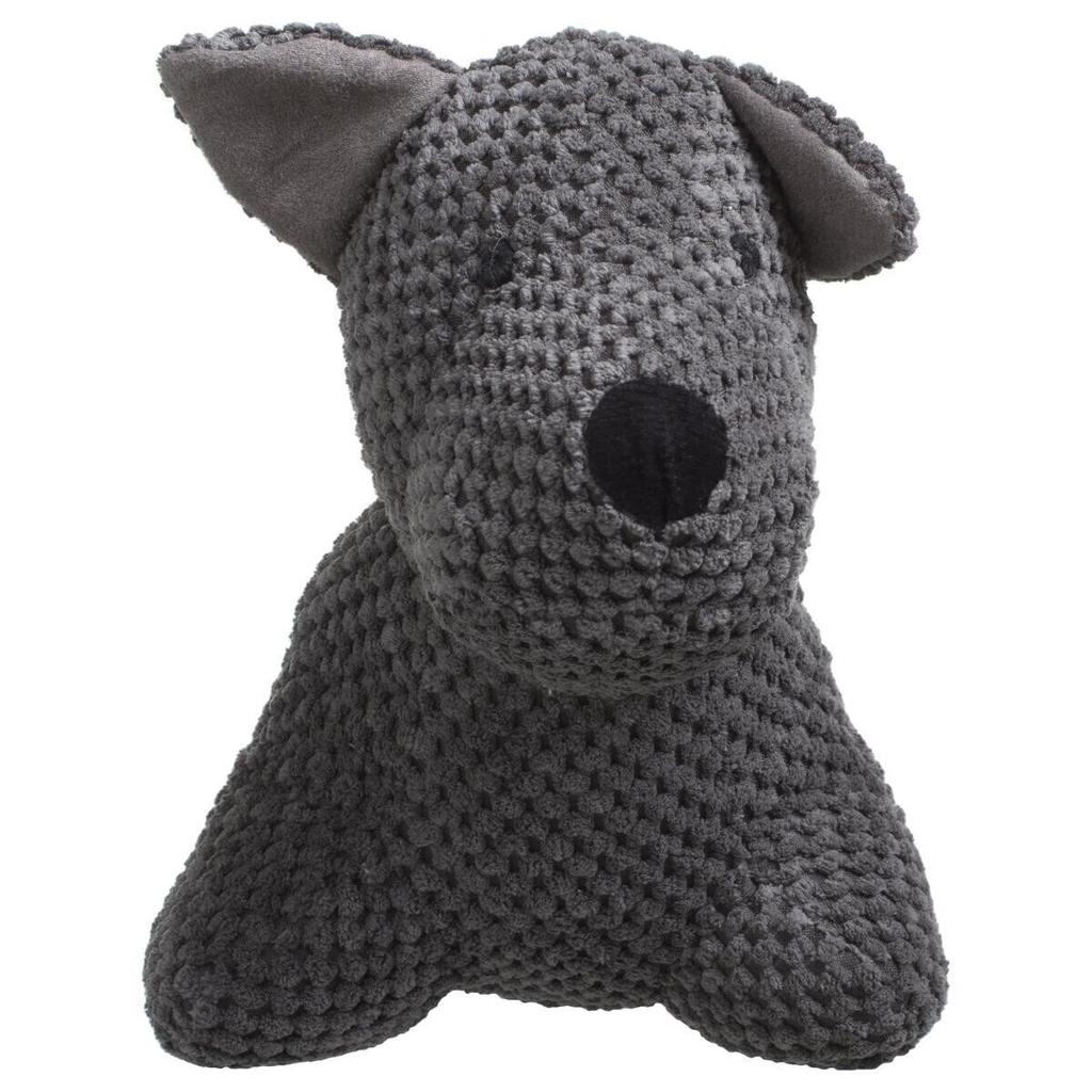 Grey Dog Door Stopper