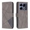 BINFEN COLOR For Infinix Note 40 Phone Cases Wallet Stand Geometry Imprinted Leather Cover