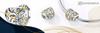 Charms Heart Openwork 925 Bead Pendant Twigs Plants Beads