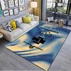 1PC German Rams Print Rug - Home Decoration Carpet For Living Room Bedroom Flooring Computer Chair Area Rug