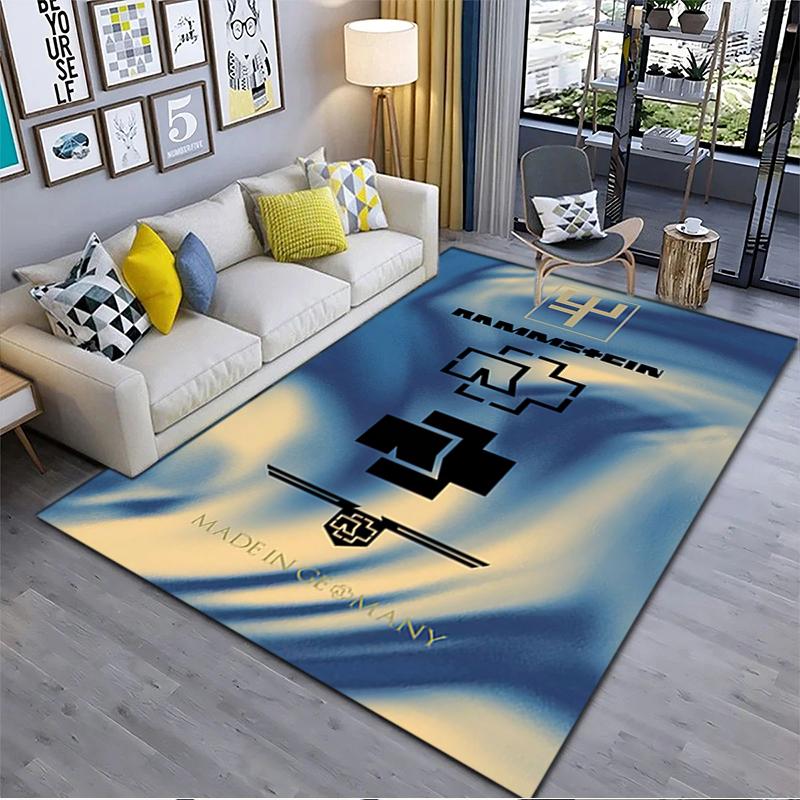 1PC German Rams Print Rug - Home Decoration Carpet For Living Room Bedroom Flooring Computer Chair Area Rug