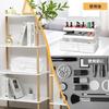 Large Capacity 3-Tier Tool Box Multi-Functional Storage Semi-Transparent Kus 180-Degree Open Sewing Handle Case Home Use Car Small Item Foldable