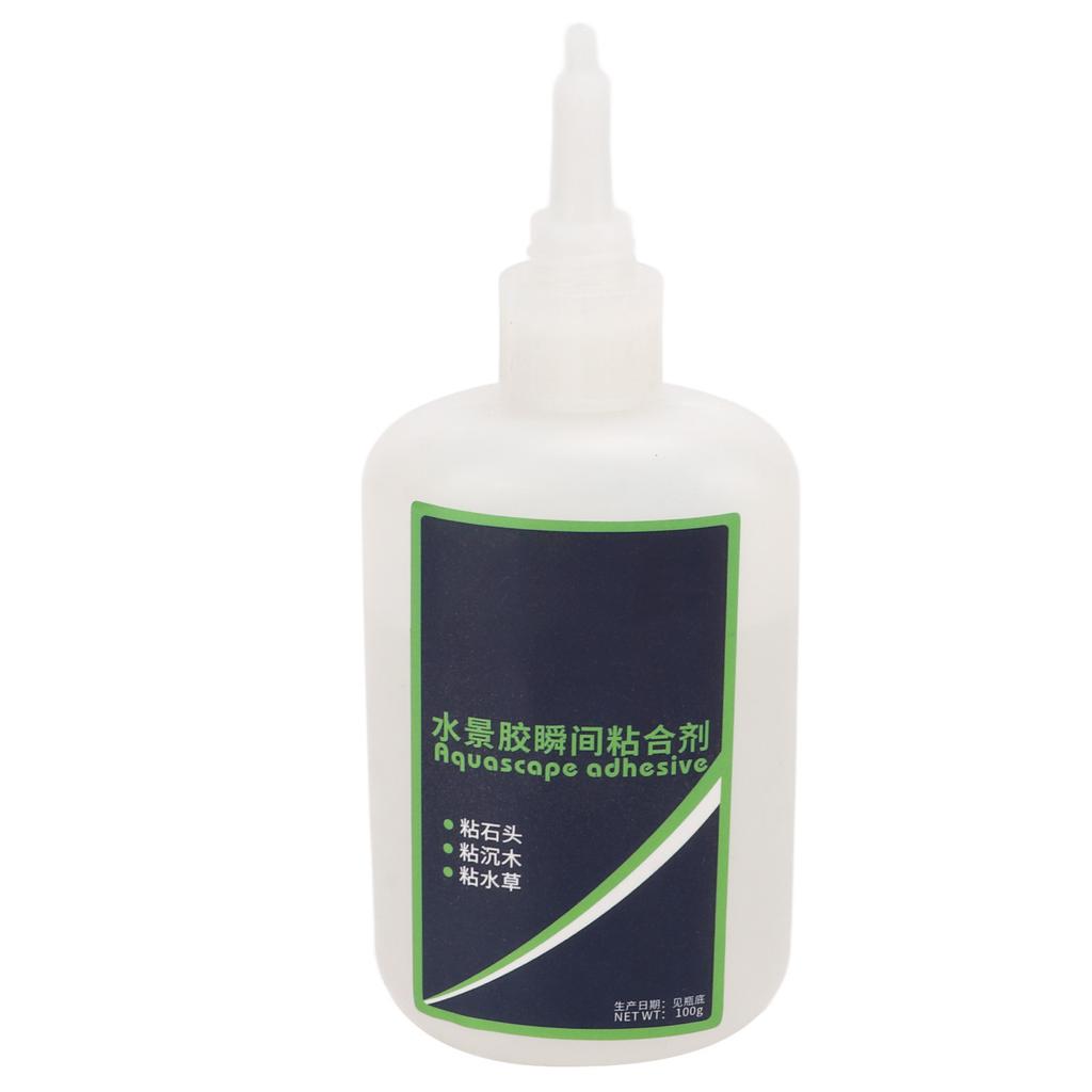 Aquascape Adhesive Professionl Quick Drying Instant Aquarium Glue for Aquarium Supplies Stone Plastic Water Grass