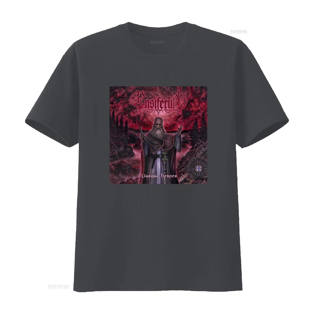 Ensiferum Unsung Heroes Metal Band T Shirt Size S For Fans Vintage Washed Stylish Fashion Slightly Stretched Homme Comfortable