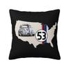 Herbie 53 Classic Racing Car Logo Cushion Cover Soft Polyester Throw Pillow Case For Sofa Car Seat Decoration Bedding Pillowcase