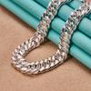 Copper Necklace For Men 1pc Gorgeous Coppery Plated Cuban Chain Necklace, Perfect Gift For Men's Parties