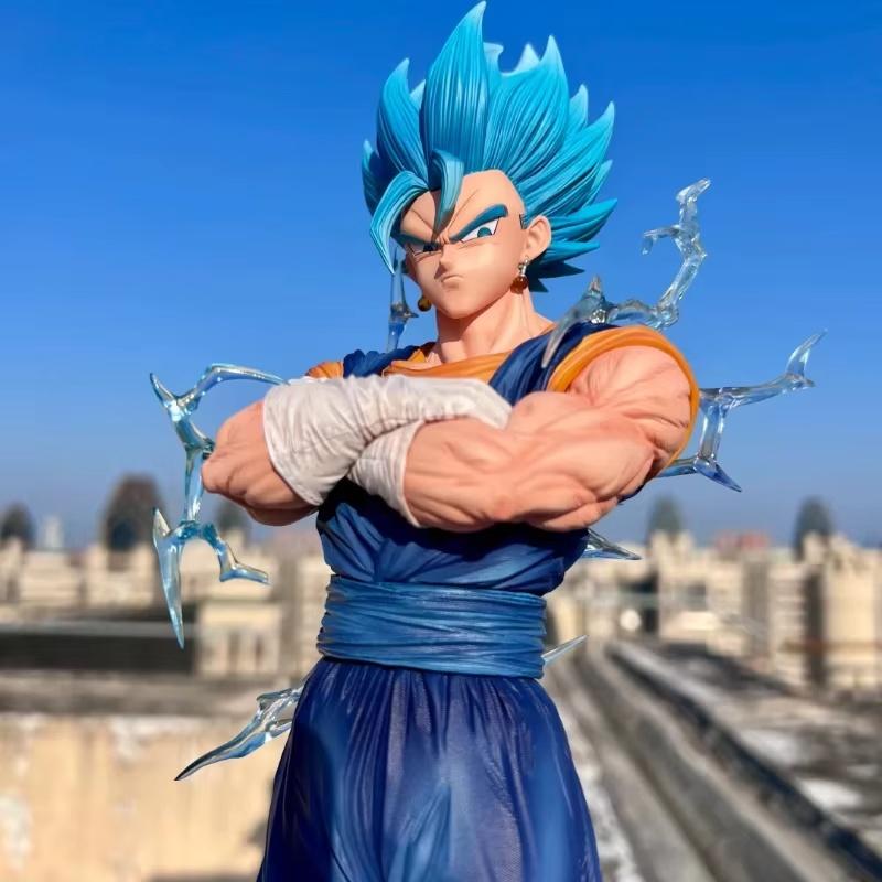 Anime Hb Vegetto Jt Model Figures Dual Head Hands Sculpture Light-Up Desktop Figurine Doll Collectible Boys Surprise Toy Gift