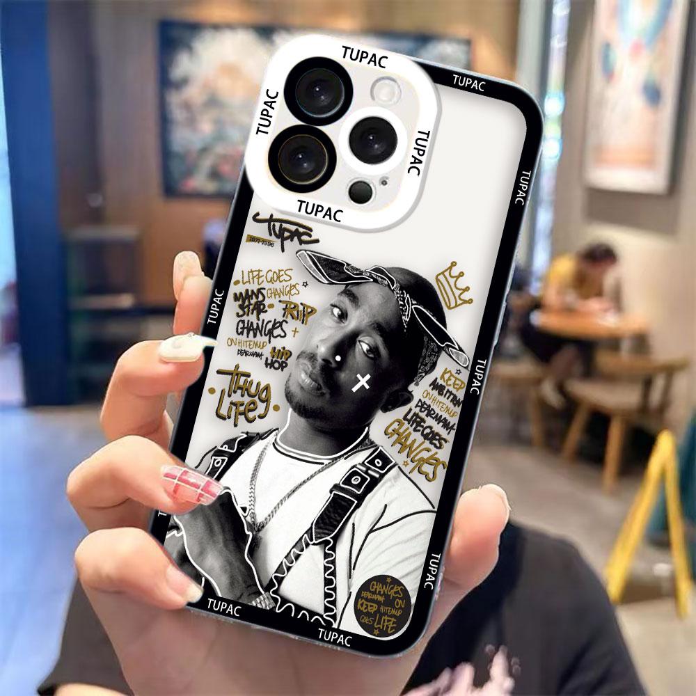 

Rapper 2Pac Tupac Clear Phone Case For Realme 15 5 6 7 7I 8 8I 9 9I 10 11 12 NOTE 70 C75 C71 C67 C65 C55 C53 C35 C33 C30 Cover REALME 9(9PROPLUS)
