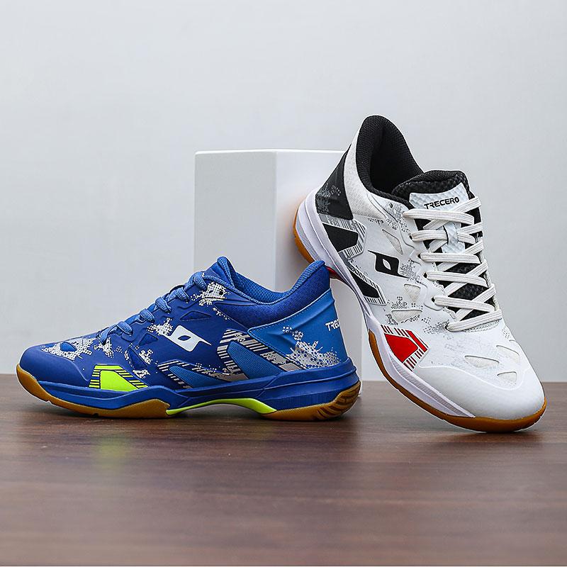 Beginners Tennis Shoes Men Women Breathable Mesh Badminton Shoes Non-slip Table Tennis Sneakers Running Fitness Training Shoes