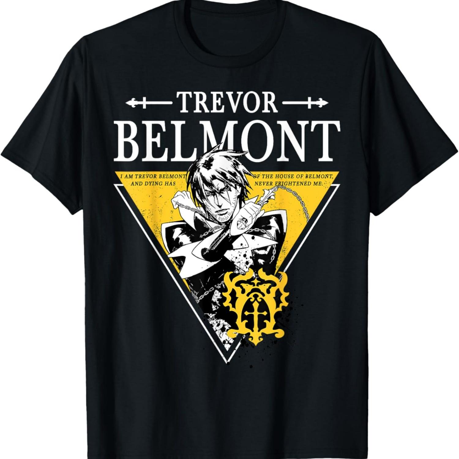 

Футболка Castlevania Тревор Бельмонт Треугольный портрет XXXXXL чёрный