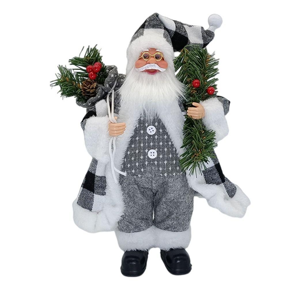 3D Standing Santa Doll Cute Christmas Ornament Christmas Home Decorations  Christmas Gifts