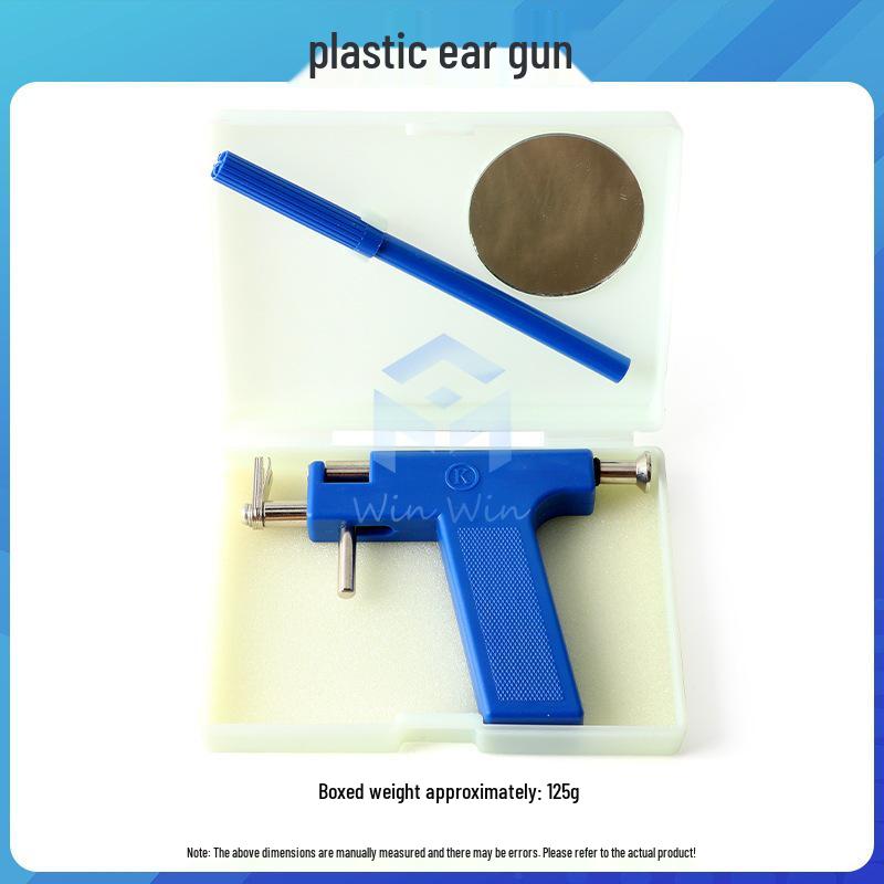 Painless Ear Piercing Gun with Sterile Gold-Plated Studs for Ear Jewelry