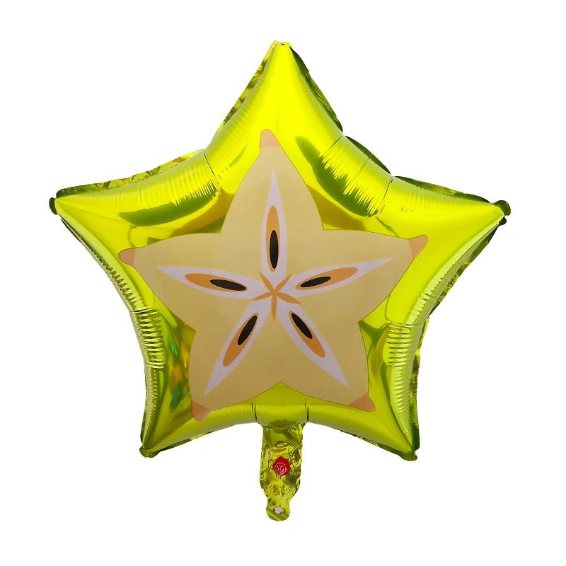

1pc 18inch Fruit Watermelon Pineapple Orange Helium Foil Balloon Birthday Pary Festival Hawaii Party Decoration Supplies 18inch