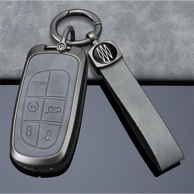 Car Key Case Full Cover For Fiat Jeep For Dodge Ram 1500 Journey Charger Dart Challenger Durango Accessories Holder Shell