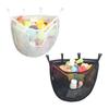 Bathroom Toy Storage Bag with Hooks Mesh Design Water Leakage Mildew-Proof Kids Toy Storage Organizer